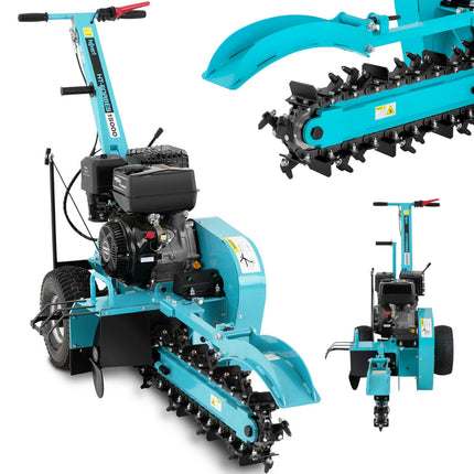 Hillvert Chain excavator for linear excavations for wires, cables, pipes, 600 mm, 15 HP, 3.6 l