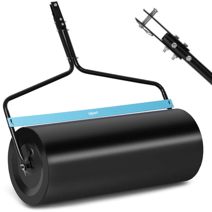 Hillvert Garden tamper roller for compacting soil, grass, for a tractor, width 97.5 cm, 120 l