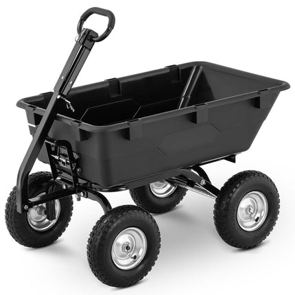 Hillvert Tiltable garden transport tipper trolley up to 550 kg capacity. 150 years – image 2