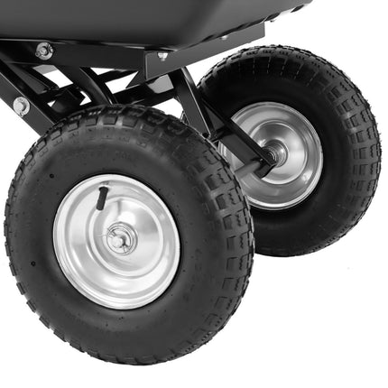 Hillvert Tiltable garden transport tipper trolley up to 550 kg capacity. 150 years – image 5