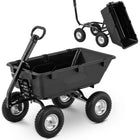 Hillvert Tiltable garden transport tipper trolley up to 550 kg capacity. 150 years