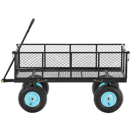 Hillvert Foldable garden cart with a tarpaulin for transporting soil and fertilizer up to 550 kg – image 4