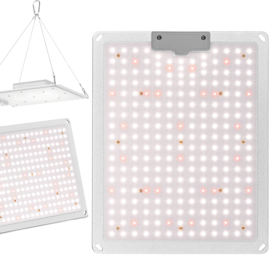 Hillvert A growing lamp for growing plants full spectrum 30 x 24 cm 234 LED 110 W silver