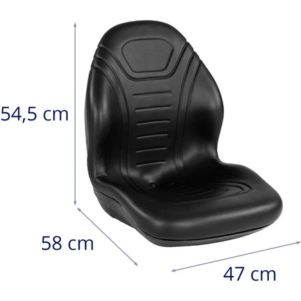 Hillvert Seat seat for tractor, lawn mower, forklift, 47 x 41 cm – image 8