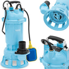 Hillvert Submersible pump for dirty water with grinder 500 l/min 2100 W