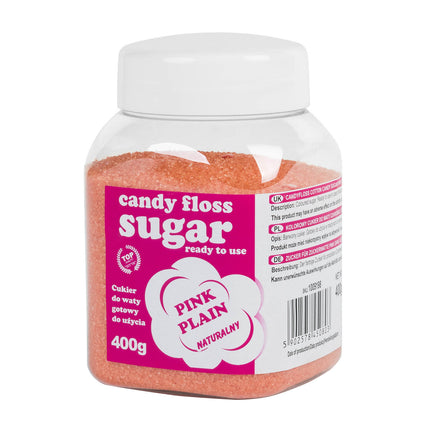 GSG24 Colorful sugar for cotton candy pink natural taste of cotton candy 400g