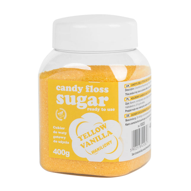 GSG24 Coloured sugar for cotton wool cotton with vanilla flavour 400g