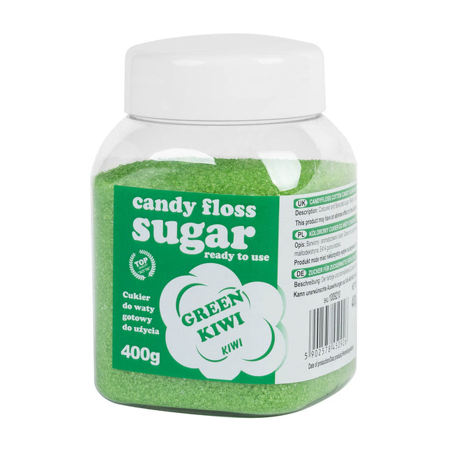 GSG24 Colorful sugar for cotton green with kiwi taste 400g