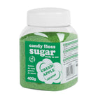 GSG24 Colourful sugar for cotton wool green with apple flavour 400g