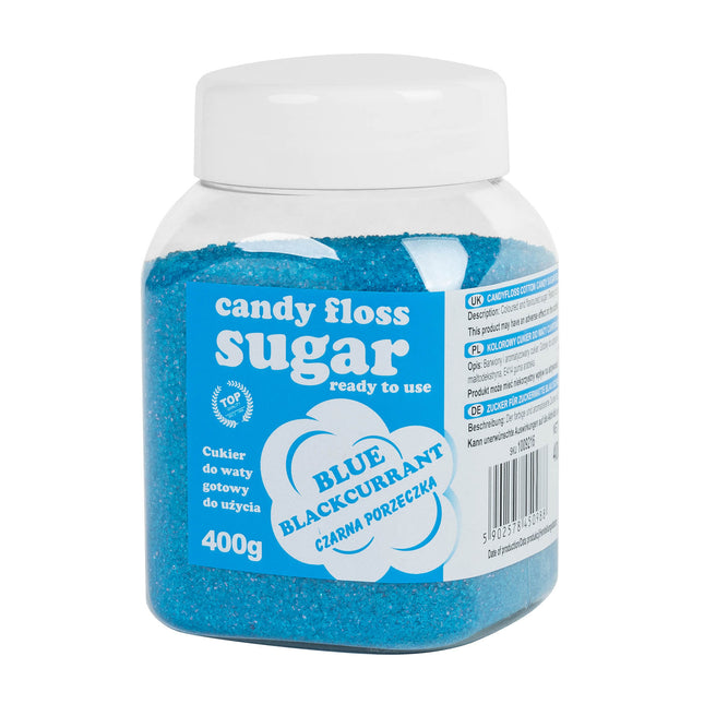 GSG24 Colorful sugar for cotton blue with black currant flavor 400g