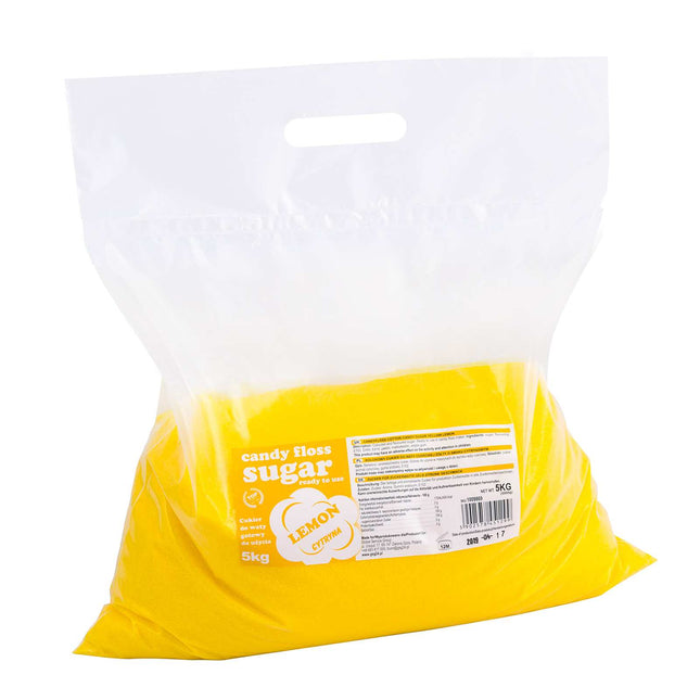 GSG24 Colourful taste sugar for cotton yellow with lemon taste 5kg