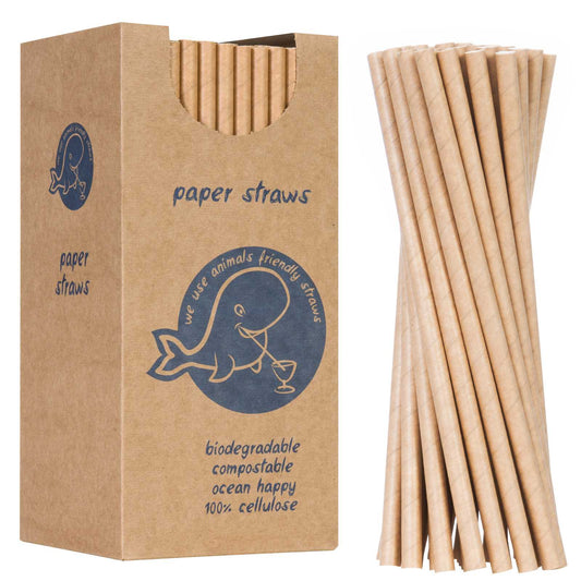 GSG24 Paper straws BIO organic PAPER STAWS 6/205mm - brown 250pcs.