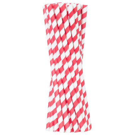 GSG24 Paper cotton candy sticks 6/270mm - white and red 500 pcs. – image 4
