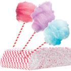 GSG24 Paper cotton candy sticks 6/270mm - white and red 500 pcs.