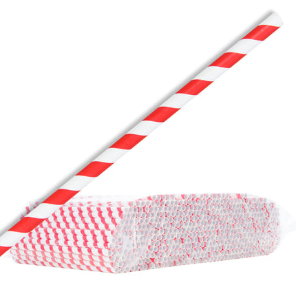 GSG24 Paper cotton candy sticks 6/270mm - white and red 500 pcs. – image 2