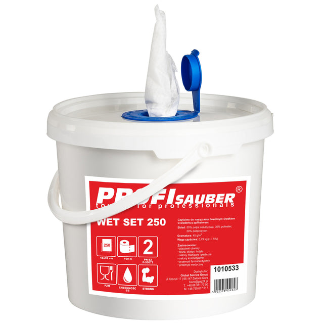 PROFI SAUBER Wiring pads with ProfiSauber WET SET 250