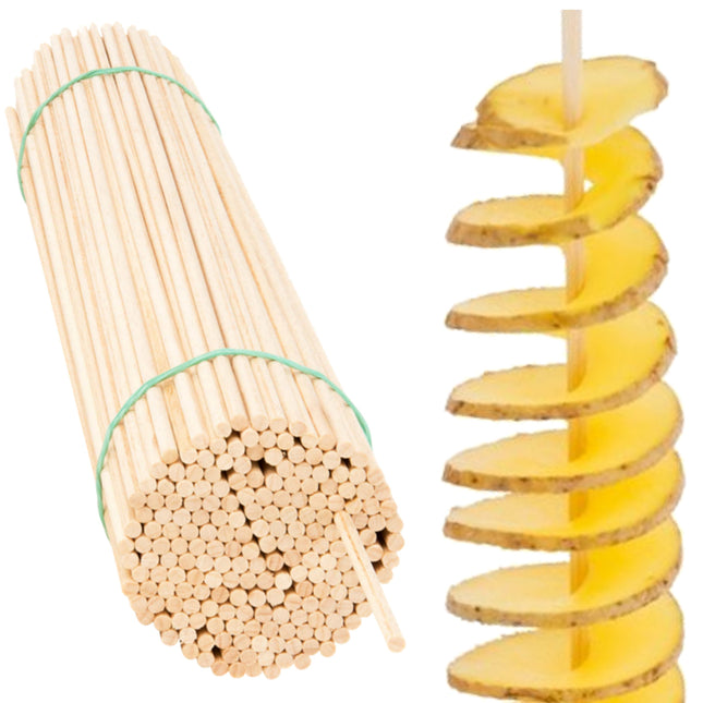 GSG24 Sticks for twisted potato beech fries 45cm/4mm 100pcs