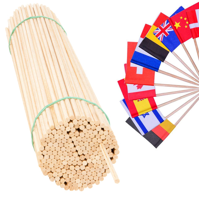 GSG24 Wood beech flags sticks 50cm/5mm 100pcs