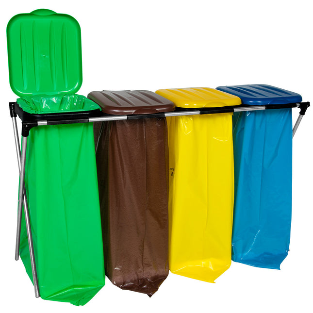 GSG24 120L bag holder for sorting - 4 types of waste