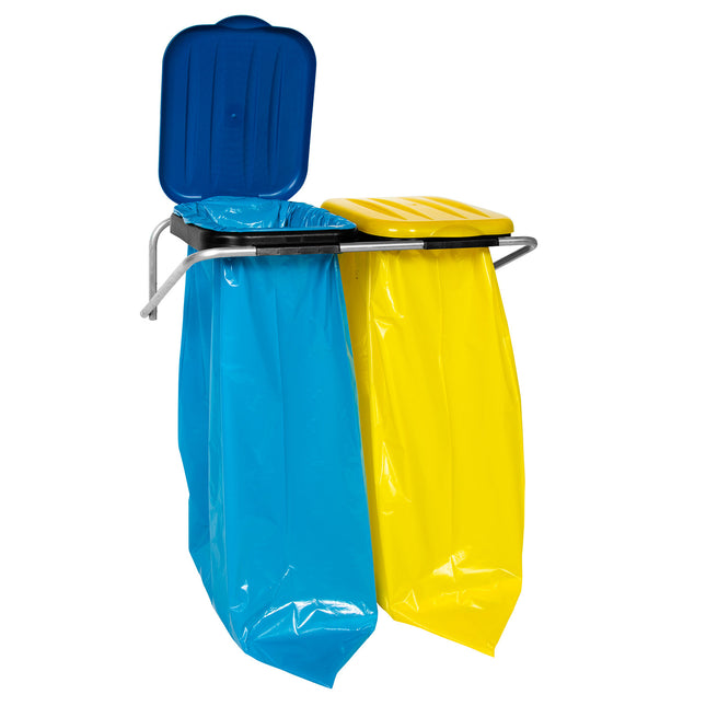 GSG24 Wall holder for sorting garbage 2 colors - 120L bags