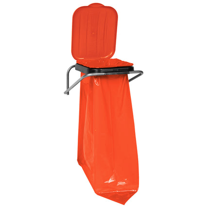 GSG24 Wall holder hanging for sorting red trash - 120L bags