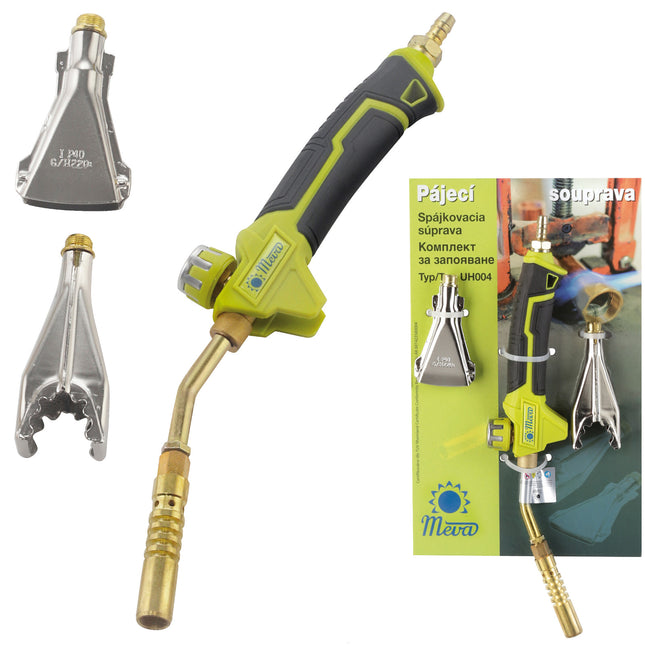 MEVA Gas burner for soldering LPG tubes Set of 3 nozzles 2 kW