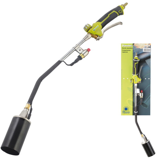 MEVA Construction burner gas burner for the insulation of tar papa LPG gas 35 kW + PIEZO BOILER