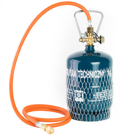 MEVA Connection reduction to gas cylinder G 3/8" L - 7/16" hose 1.5m – image 6