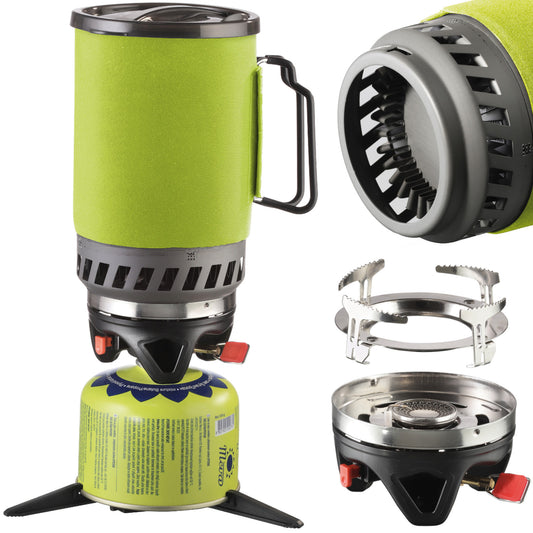 MEVA Tourist stove for gas on gas sheets TRIPER SET