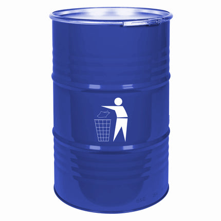 GSG24 Outdoor bin basket durable steel BERCKA 200L - blue – image 2