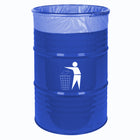 GSG24 Outdoor bin basket durable steel BERCKA 200L - blue
