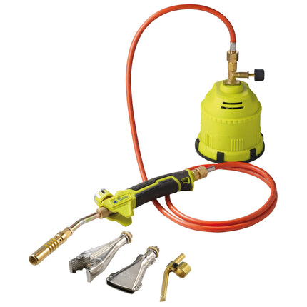 MEVA Gas burner, soldering iron, gas heat gun for HANDY cartridges - set