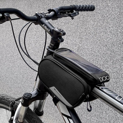 WOZINSKY Bike bag for frame + unhooked phone cover up to 6.5" 1.5l black – image 10