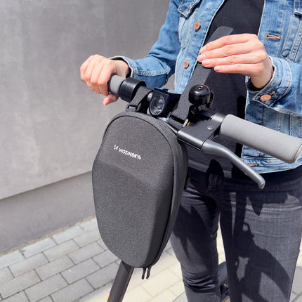 WOZINSKY Waterproof scooter bag for wheel scooter bag 4l black – image 6