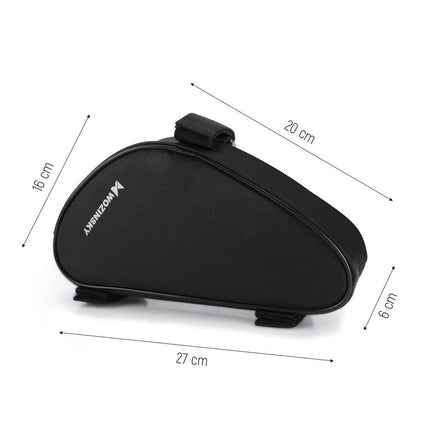 WOZINSKY Bicycle bag for bike frame 1.5 l black – image 4