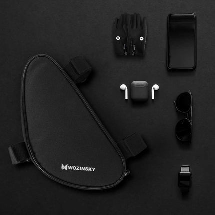 WOZINSKY Bicycle bag for bike frame 1.5 l black – image 5