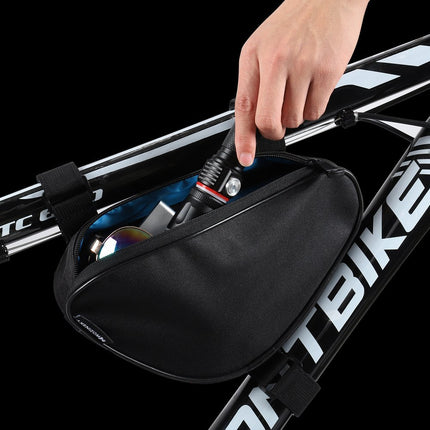 WOZINSKY Bicycle bag for bike frame 1.5 l black – image 7