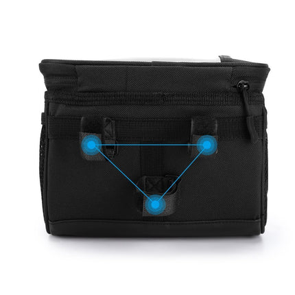 WOZINSKY Bicycle bag for steering wheel with case for phone 2 l black – image 7