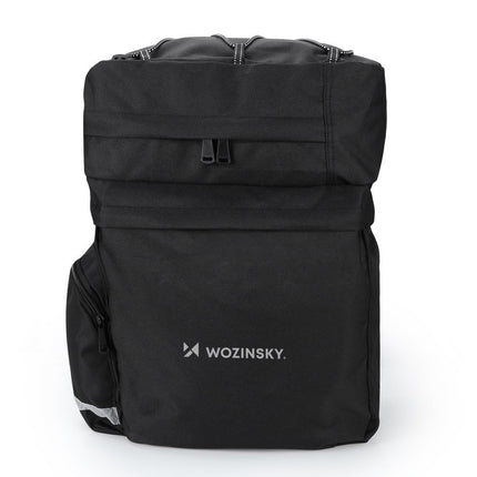 WOZINSKY A large bicycle bag 60 l per trunk + rain cover black – image 6