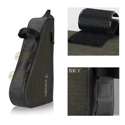 WOZINSKY Bicycle bag for bike frame 5 l grey – image 4