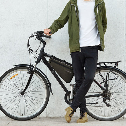 WOZINSKY Bicycle bag for bike frame 5 l grey – image 5
