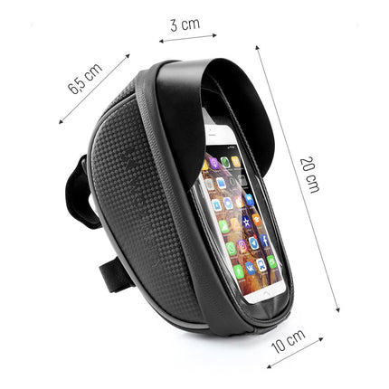 WOZINSKY Bicycle bag for steering wheel with case for phone 2 l black – image 14