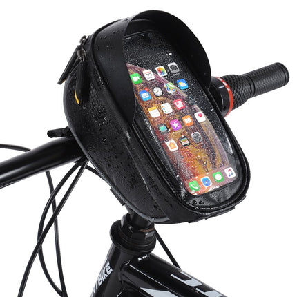 WOZINSKY Bicycle bag for steering wheel with case for phone 2 l black – image 18