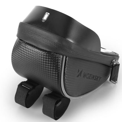 WOZINSKY Bicycle bag for steering wheel with case for phone 2 l black – image 20