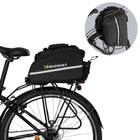 WOZINSKY Large bicycle bag for trunk 35l + rain cover black