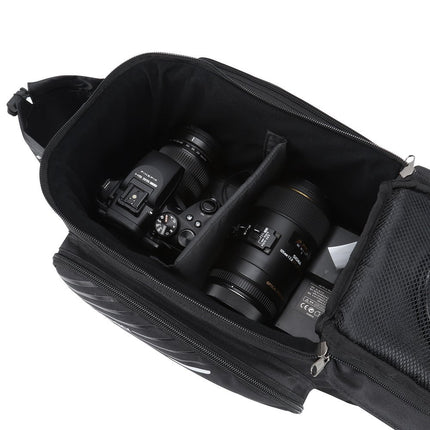 WOZINSKY Bike bag for trunk with shoulder strap 9l rain cover black – image 7