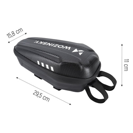WOZINSKY Waterproof scooter bag for wheel scooter bag 4l black – image 26