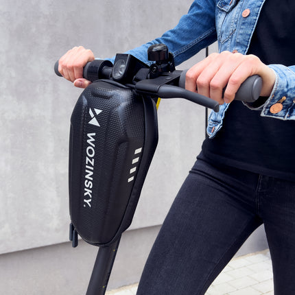 WOZINSKY Waterproof scooter bag for wheel scooter bag 4l black – image 30