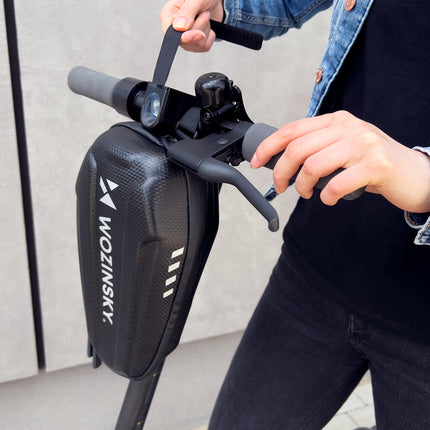 WOZINSKY Waterproof scooter bag for wheel scooter bag 4l black – image 31