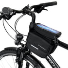 WOZINSKY Bike bag for frame bag for waterproof bicycle case for phone 1.5l black